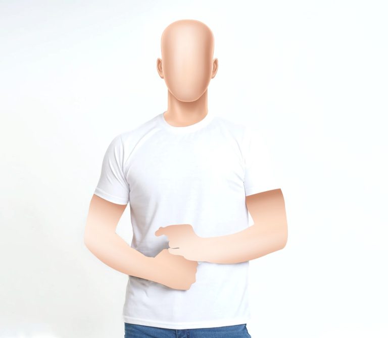 White Plain Half Sleeves Men’s Round Neck T-Shirt (TEE-133)